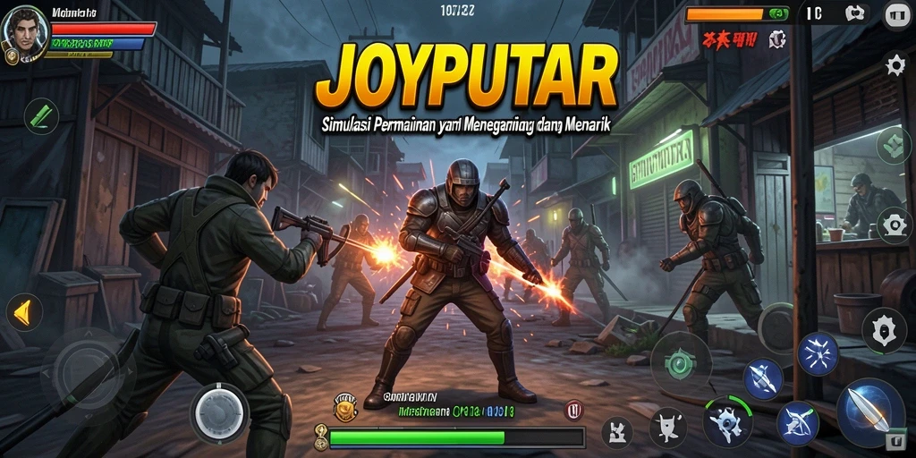 Tampilan menarik dari gameplay JOYPUTAR yang mengasyikkan.