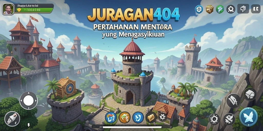 Gameplay seru Tower Defense dengan menara dan strategi yang menarik.
