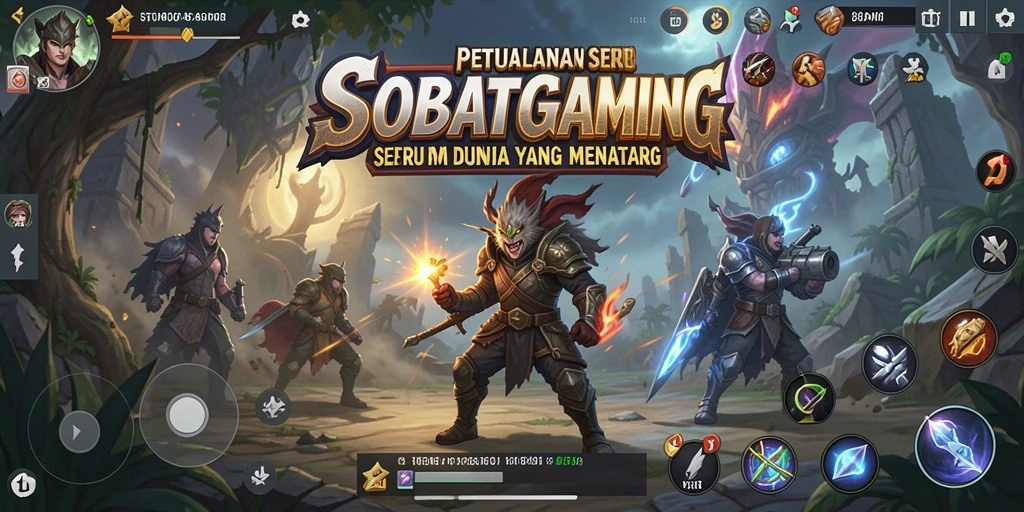 Tangkapan layar dari gameplay Adventure SOBATGAMING yang menarik.