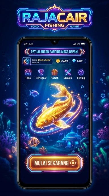 Tampilan antarmuka aplikasi rajacair yang sederhana dan efisien.